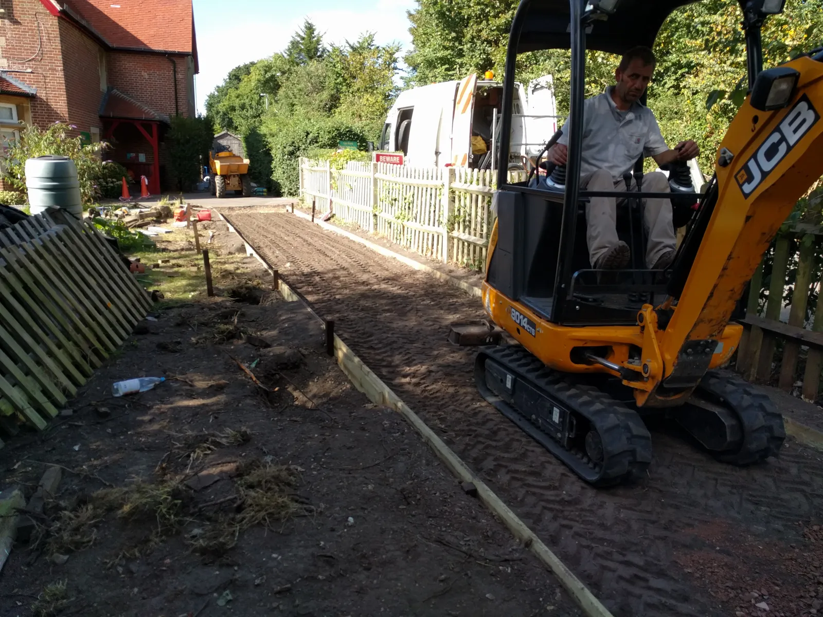 William Gilpin School, New Forest — the new vegetable patch and mud garden for the children