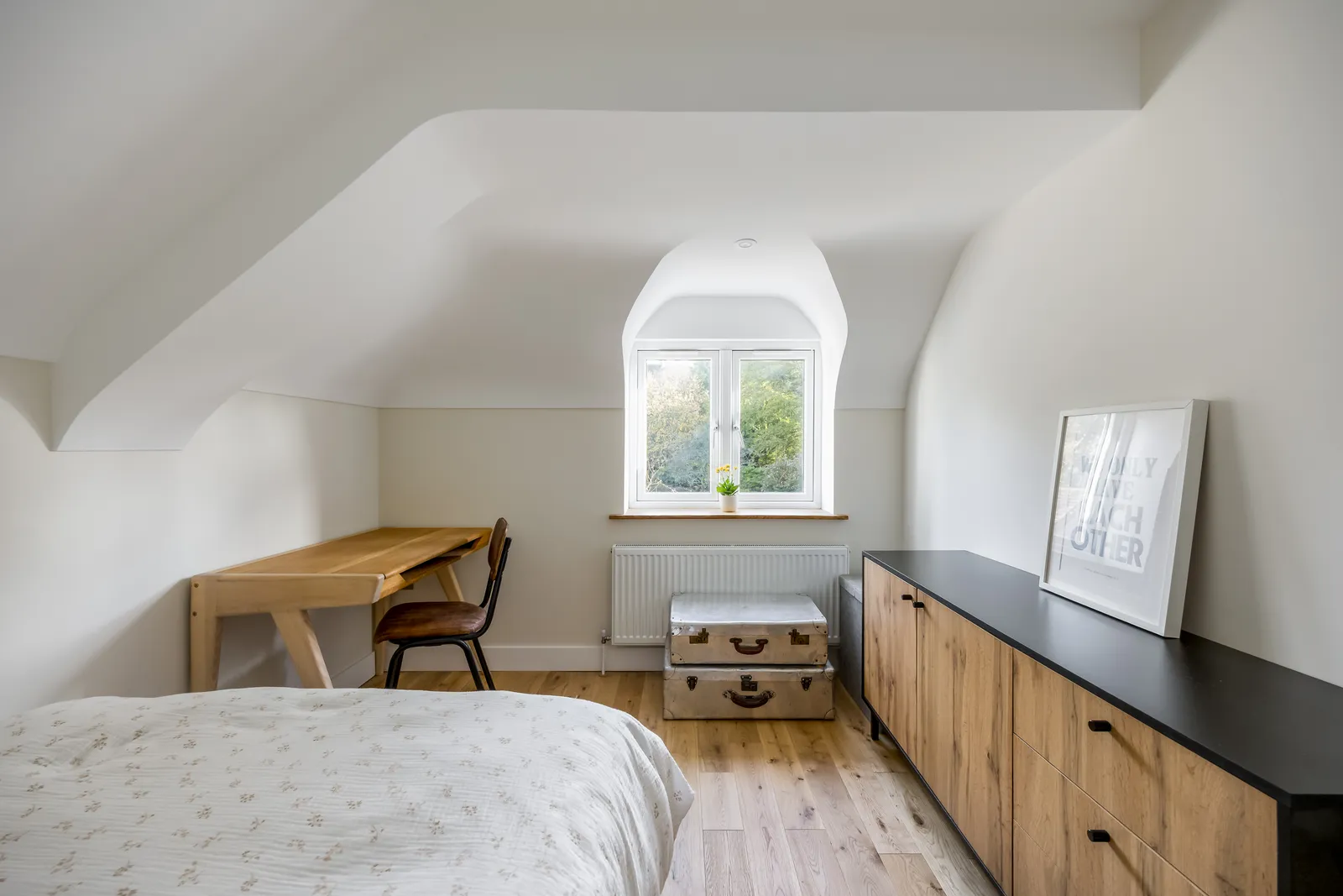 Refurbished interior at Gorse Cottage, Brockenhurst