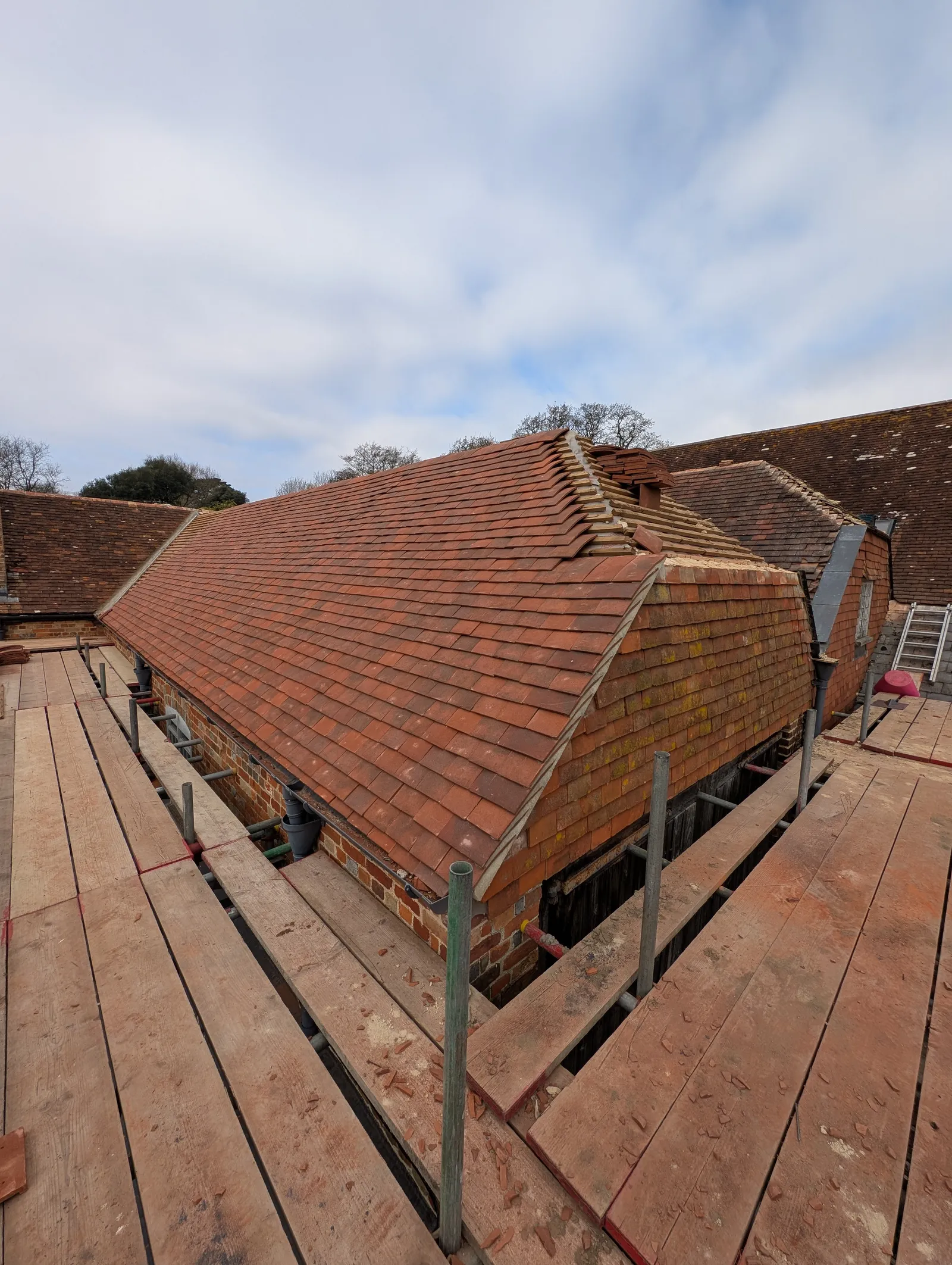 The Mill roof refurbishment and conversion — an elevation under repair
