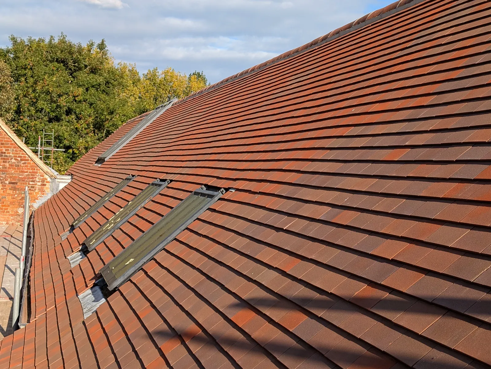 The Mill roof refurbishment and conversion — verges, hips and ridges re-bedded