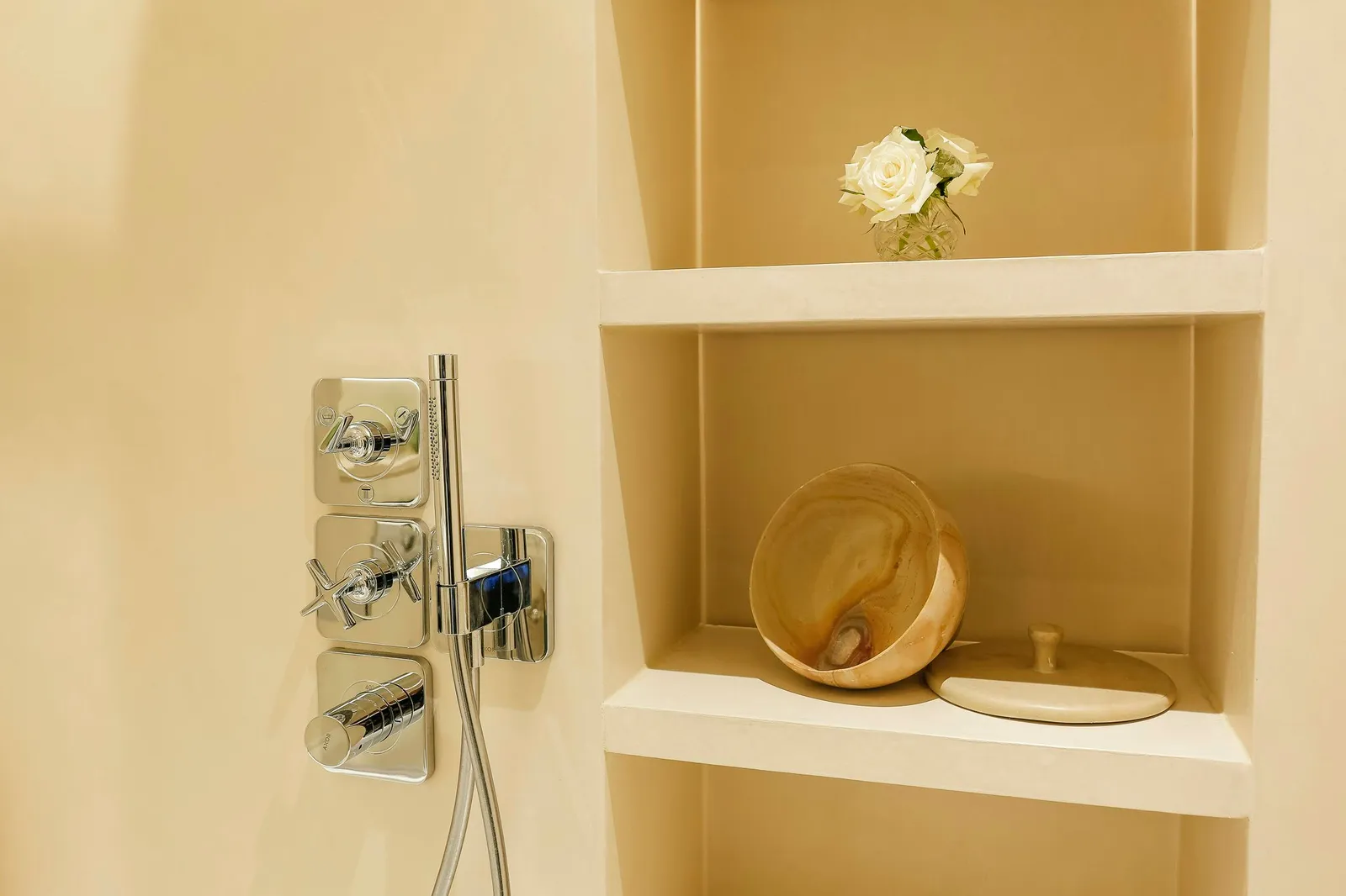 Renewed interior detail of the Hyde Park apartment, London
