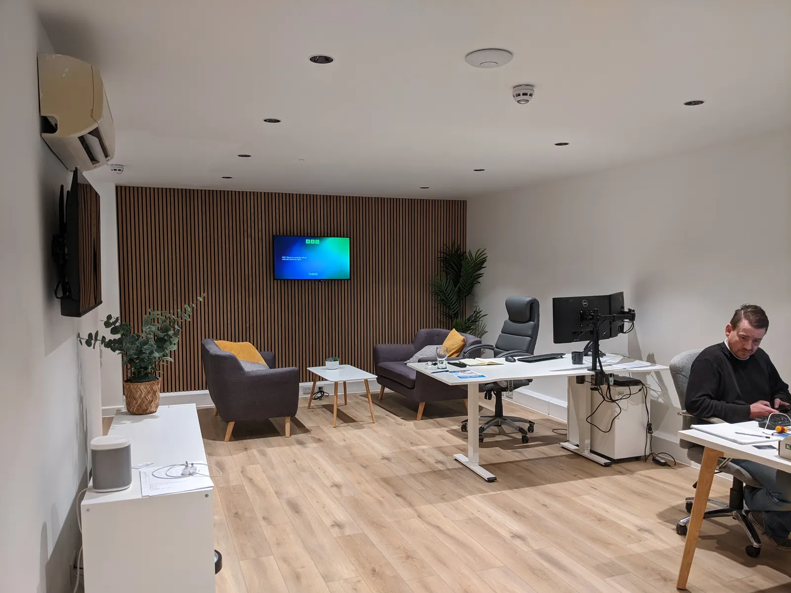 Gosport Street commercial units, Lymington — a unit interior, white-boxed and ready for tenanting