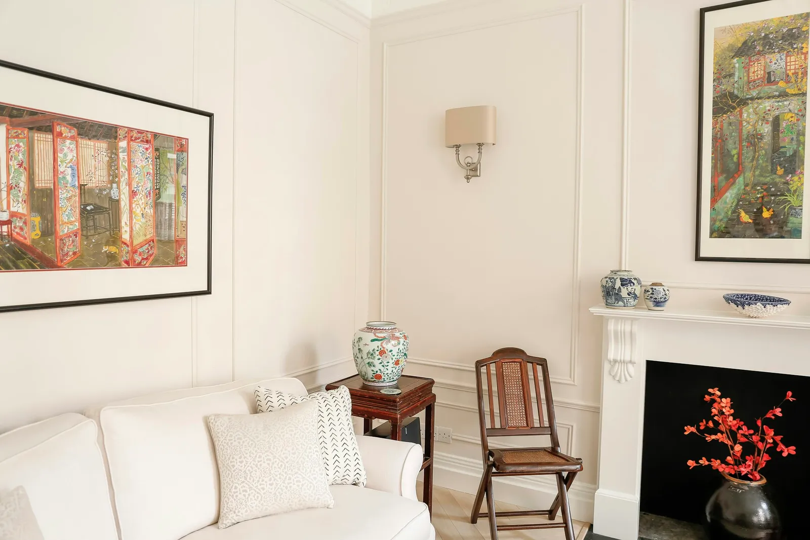 Joinery and decoration in the Hyde Park apartment, London