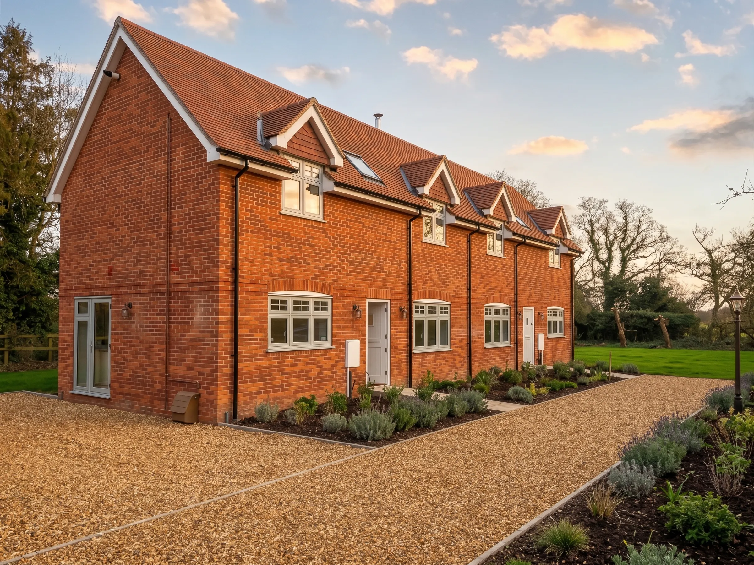 Copse Cottages, new-build brick cottages in the New Forest — a finished interior