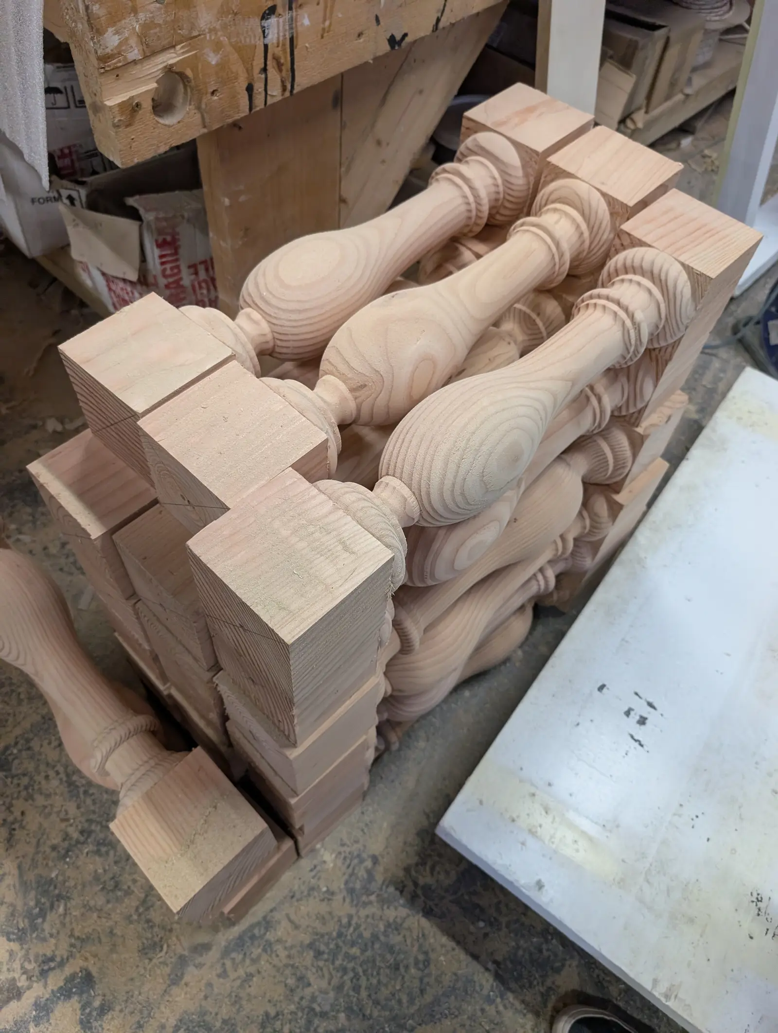 Portico at Pylewell Park, historic mansion restoration — completed restoration