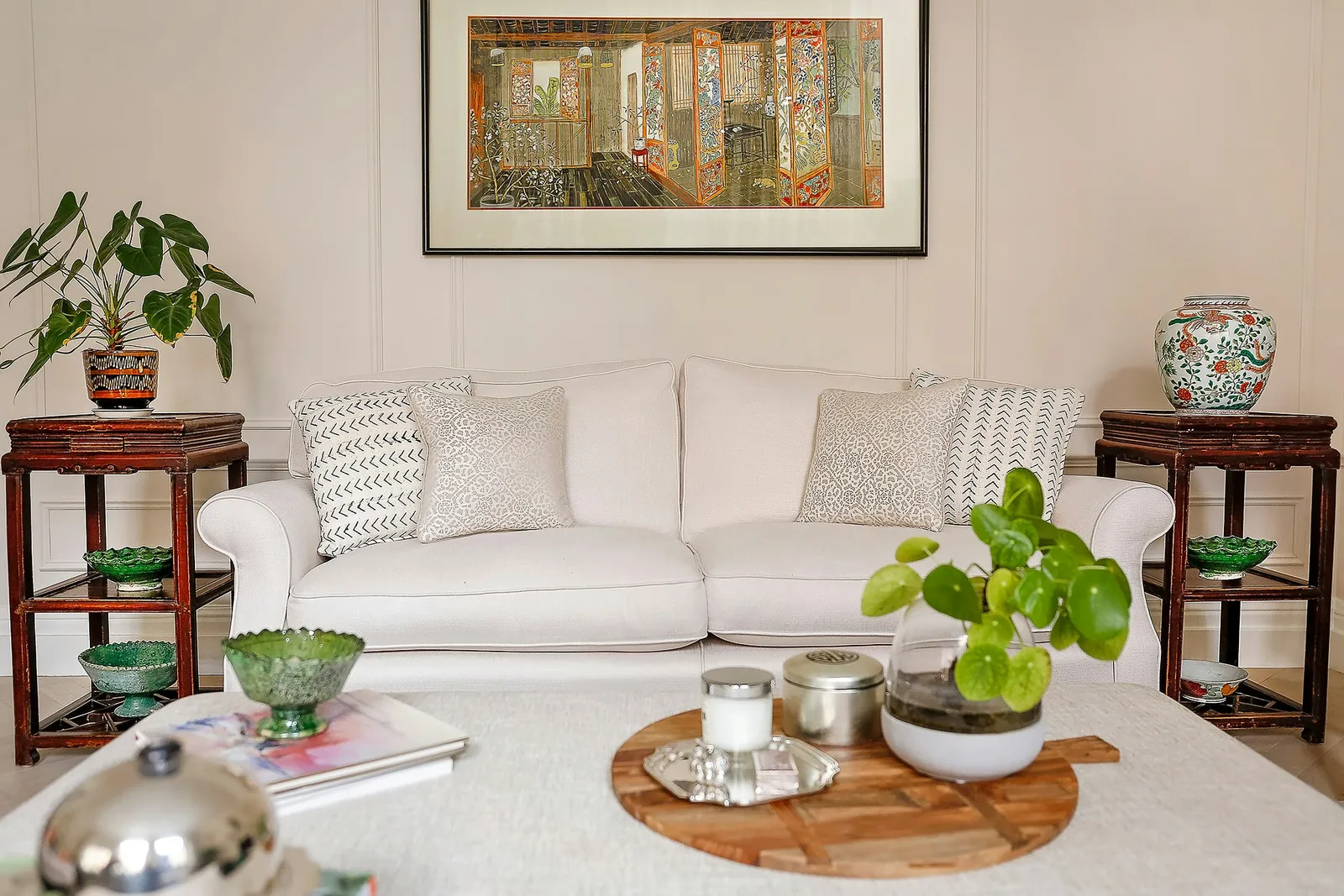Redesigned interior of the Hyde Park apartment, London