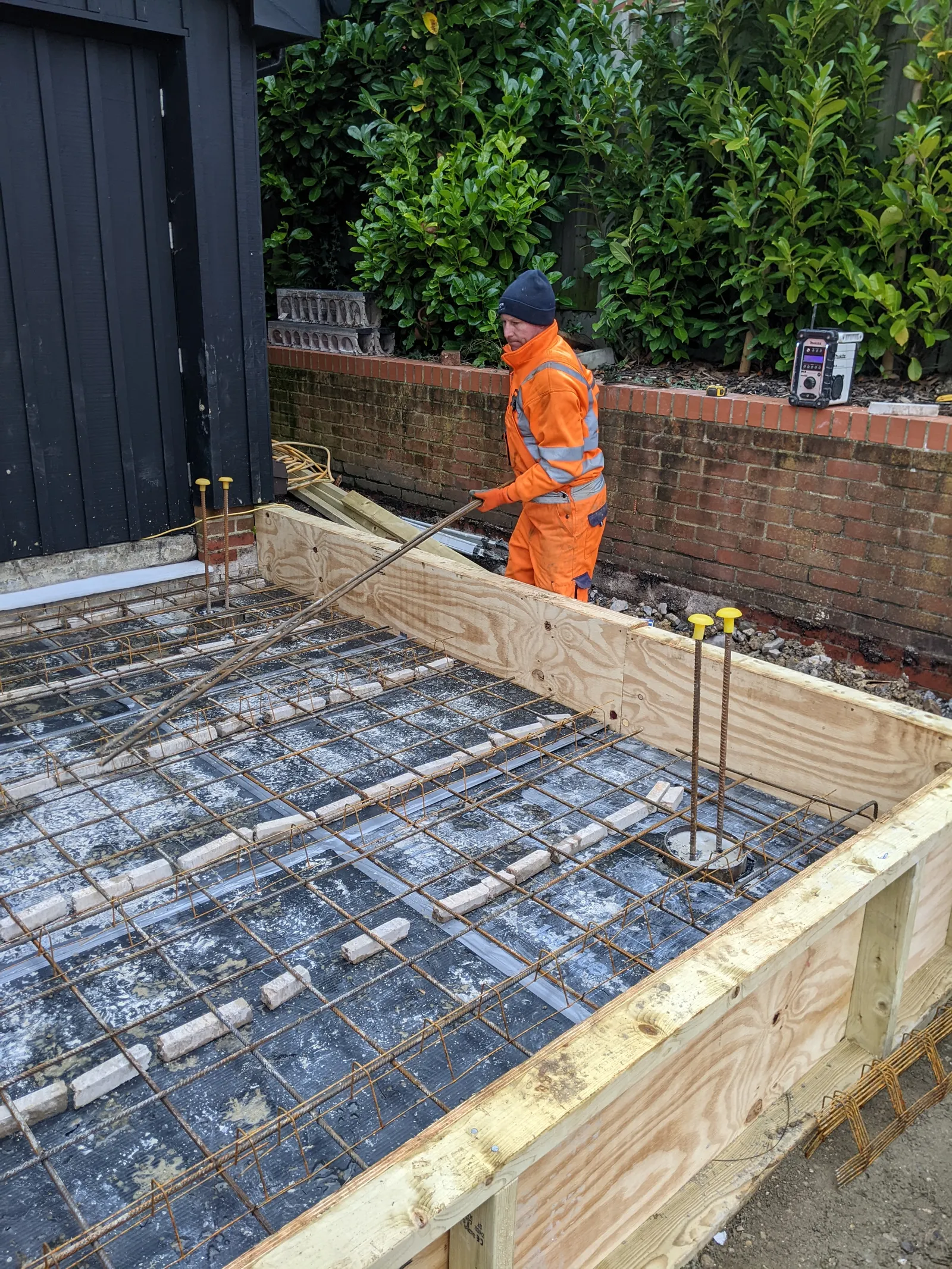Piling groundworks for the Peppercorn extension, Sway