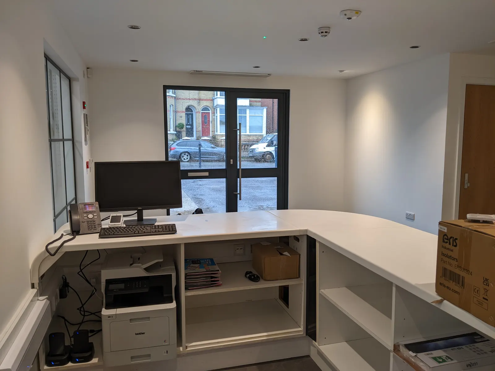 Gosport Street commercial units, Lymington — the completed commercial units