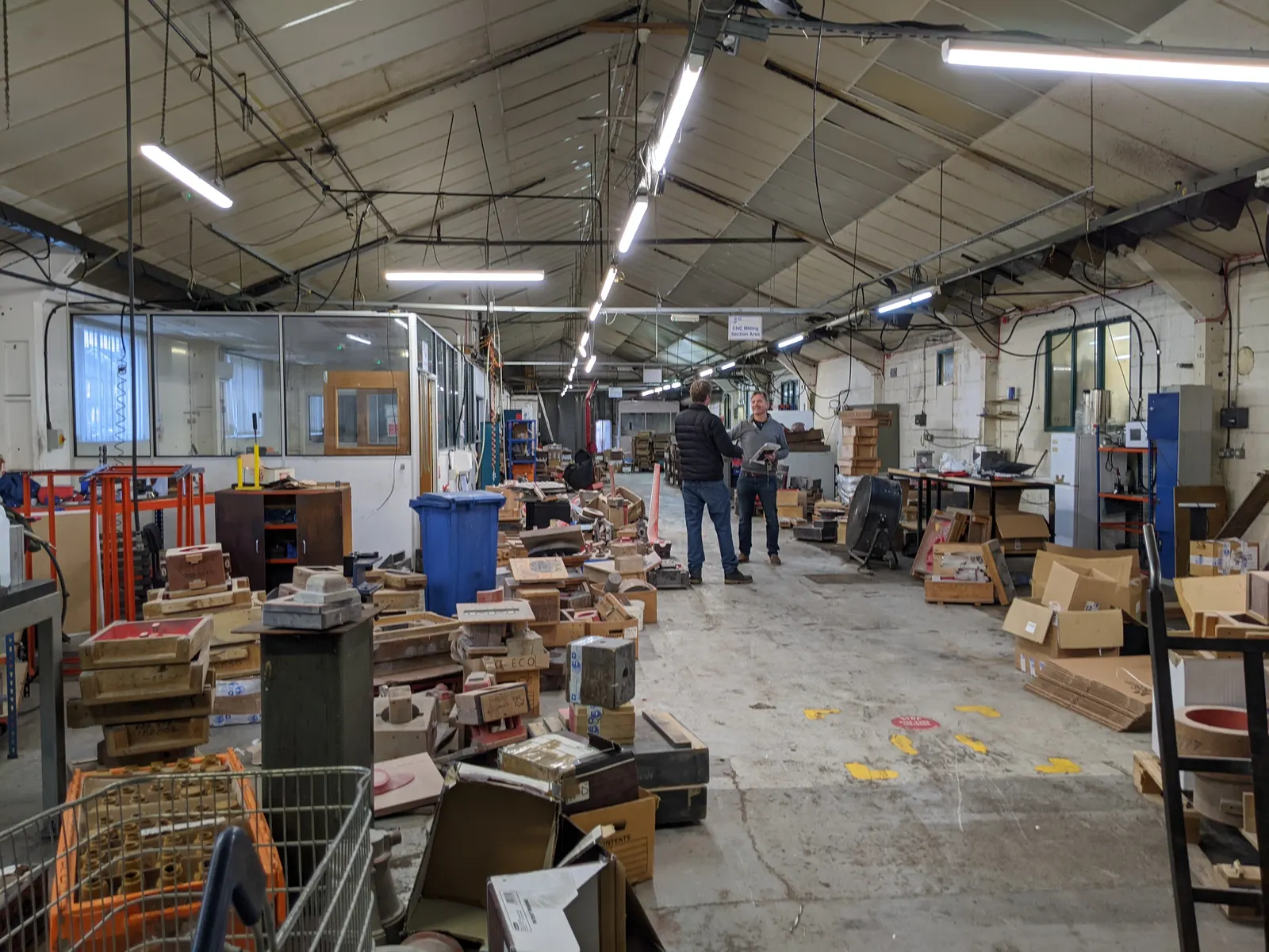 Gosport Street commercial units, Lymington — the units during refurbishment