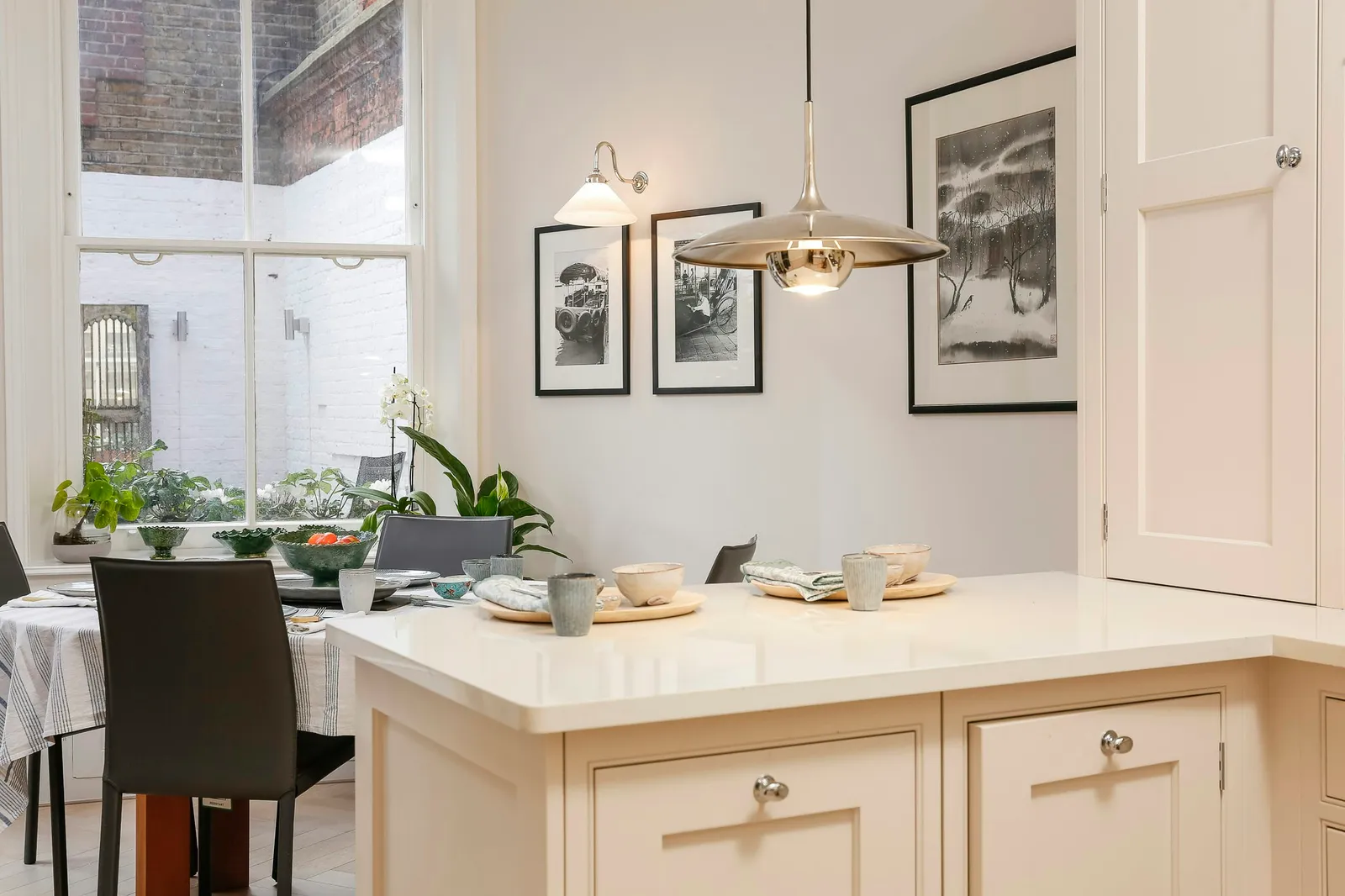 Refurbished interior of the Hyde Park apartment in London