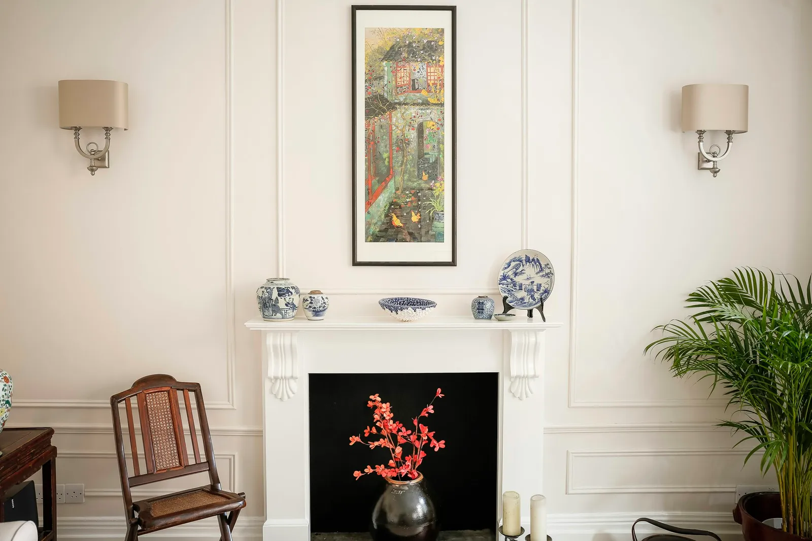A view of the refurbished Hyde Park apartment interior, London