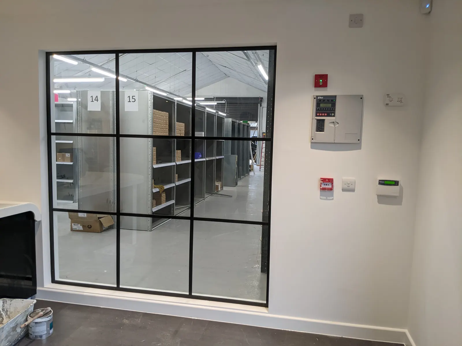 Gosport Street commercial units, Lymington — a finished unit interior