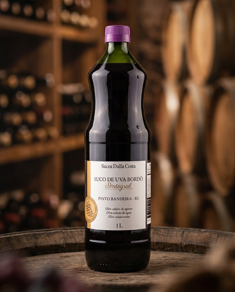 Suco de Uva 1L — 100% Integral Vinhos Dalla Costa