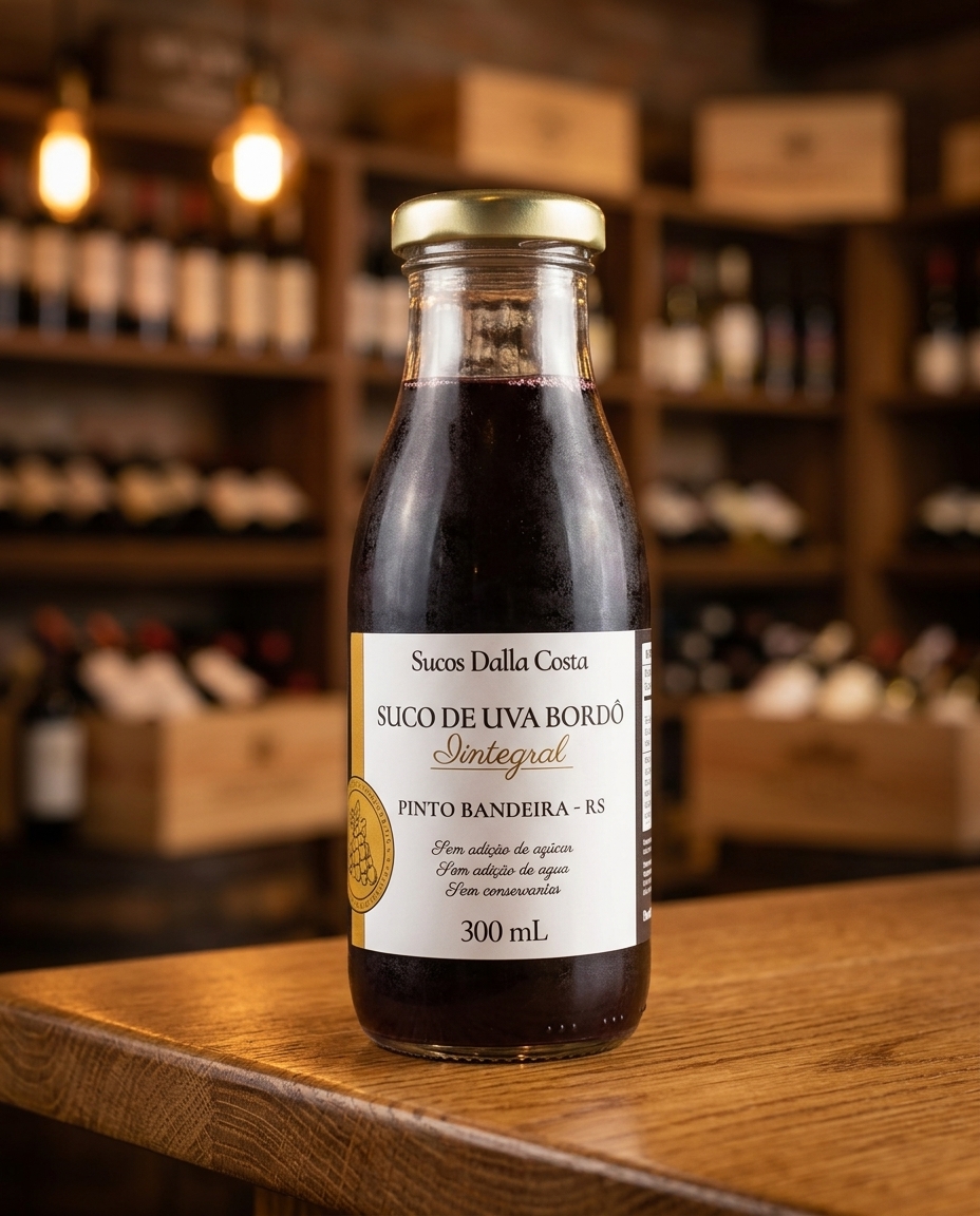 Suco de Uva 300ml — 100% Integral Vinhos Dalla Costa