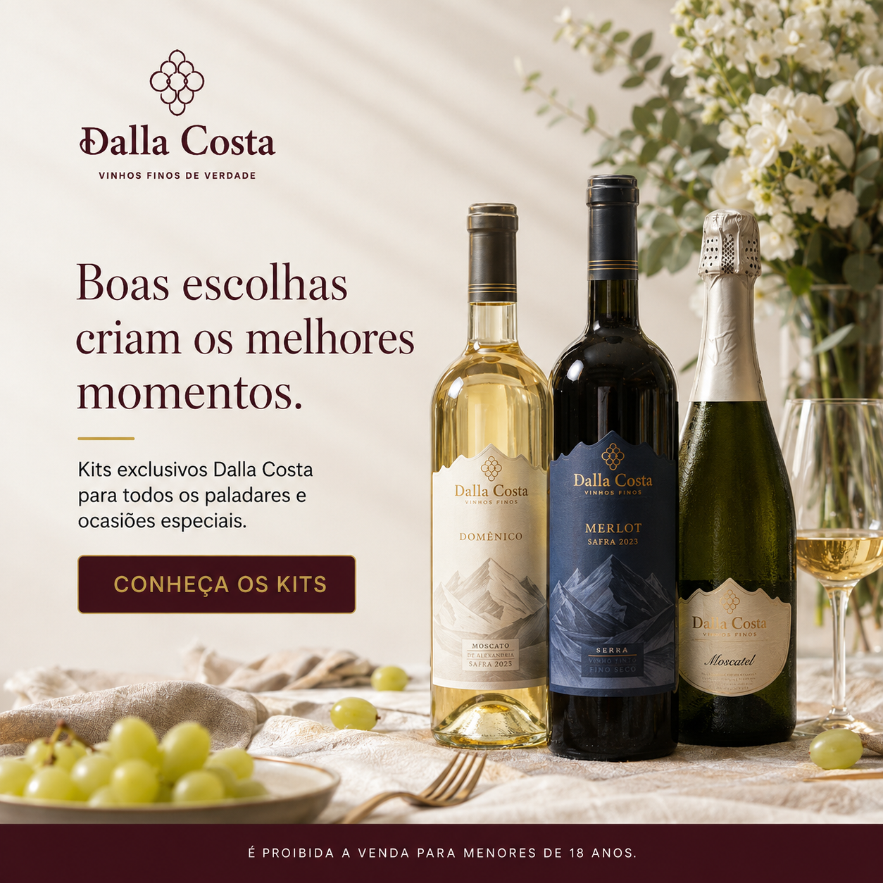 Vinhos Finos Dalla Costa — Tradição e Elegância