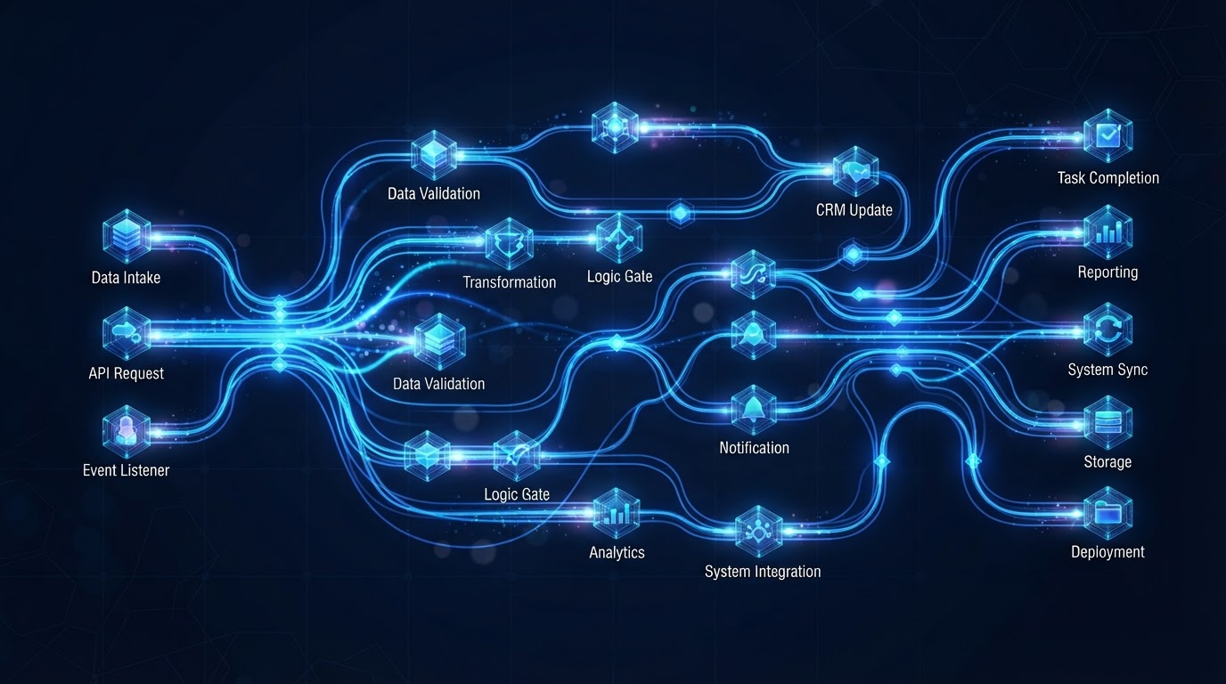 Business automation workflow visualization