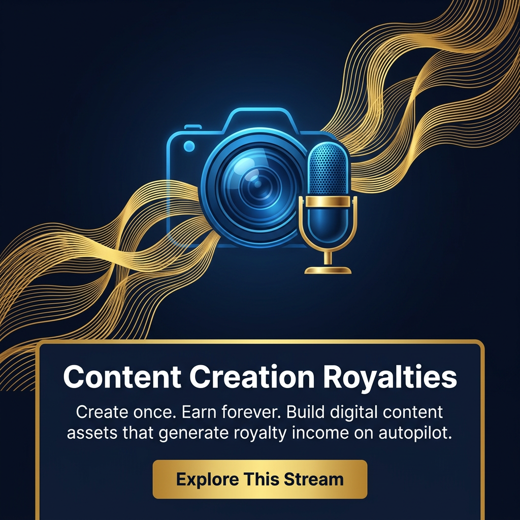 Content Creation & Personal Brand Income Stream Card