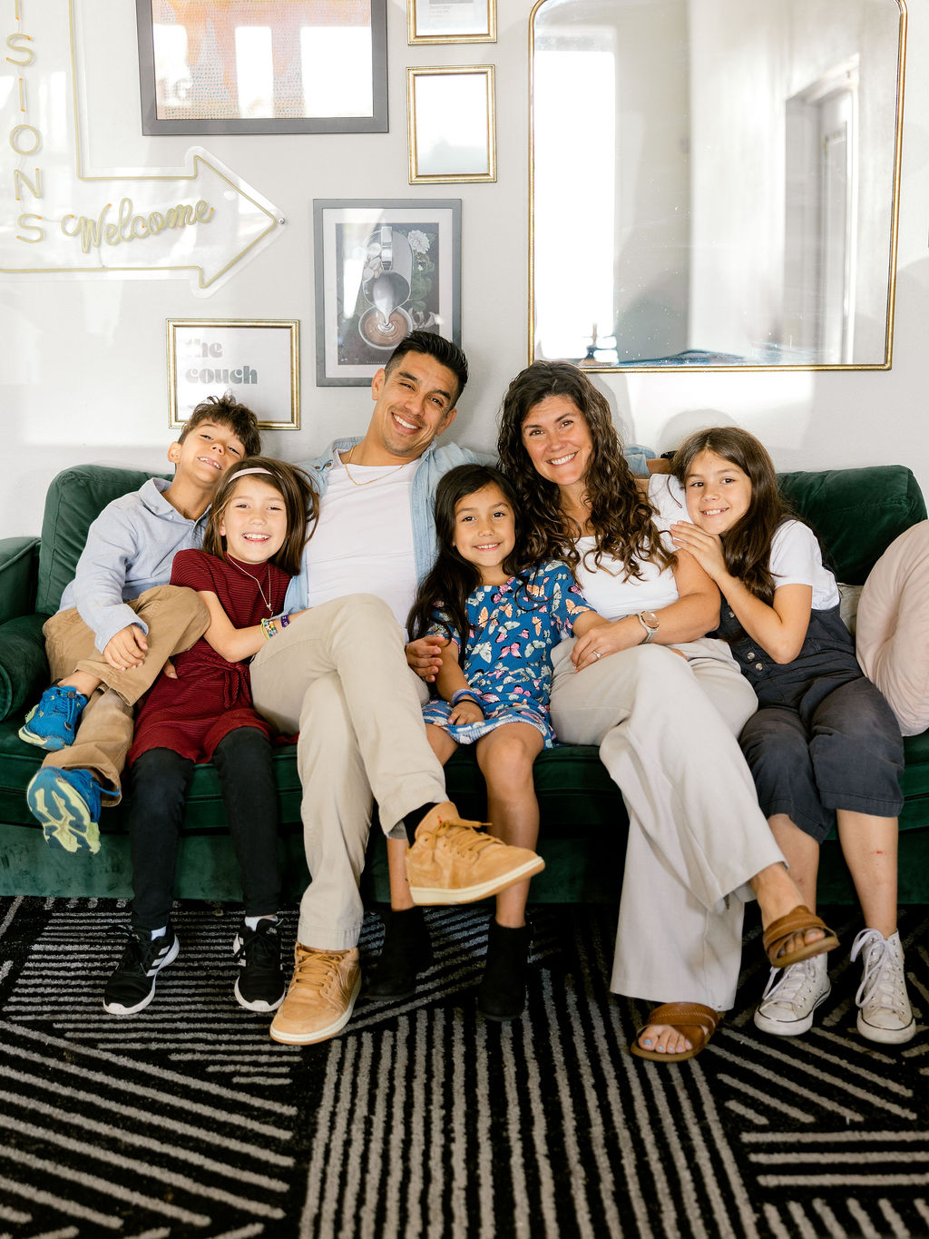 JP Flores and family