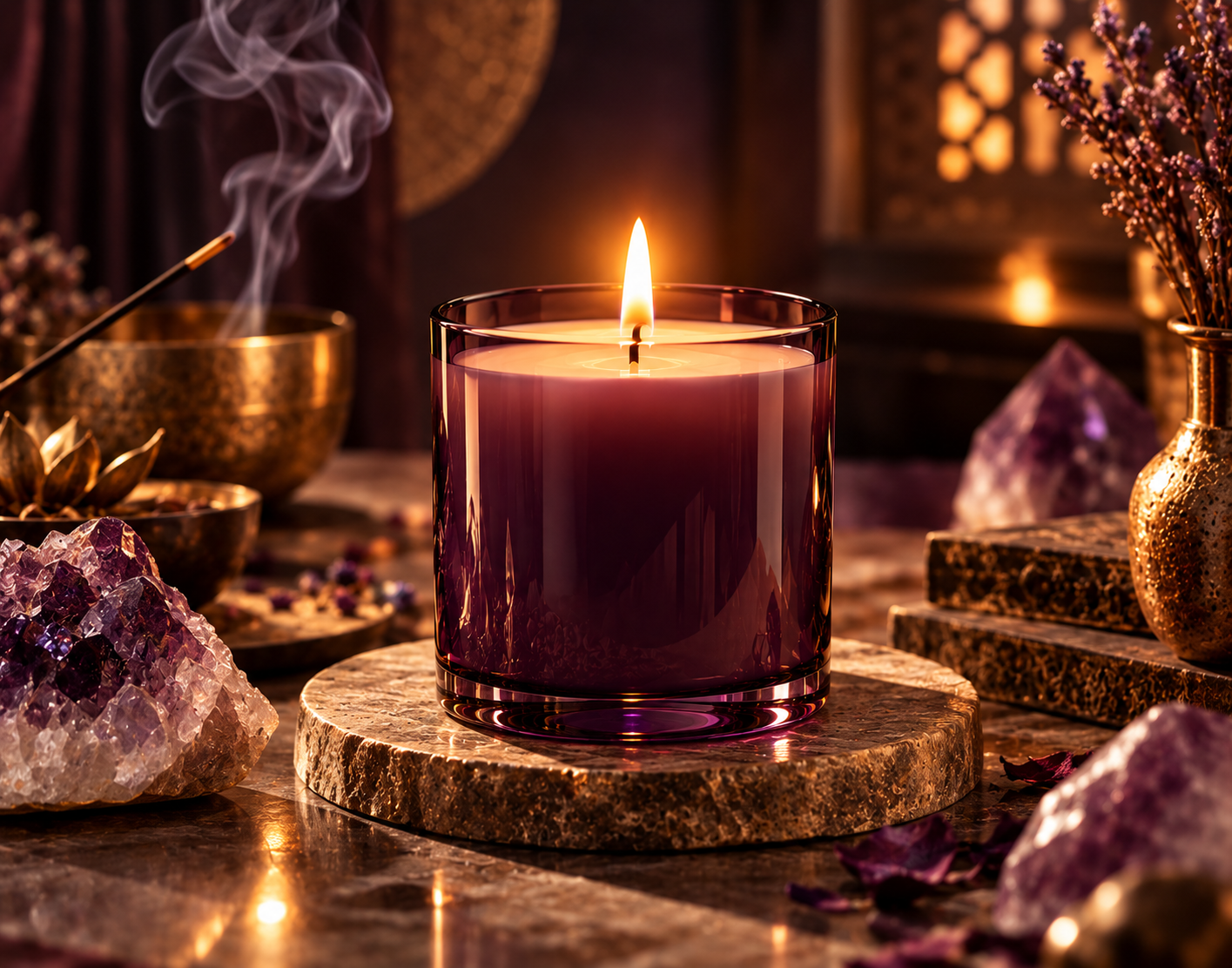 Spiritual candle brand mood example
