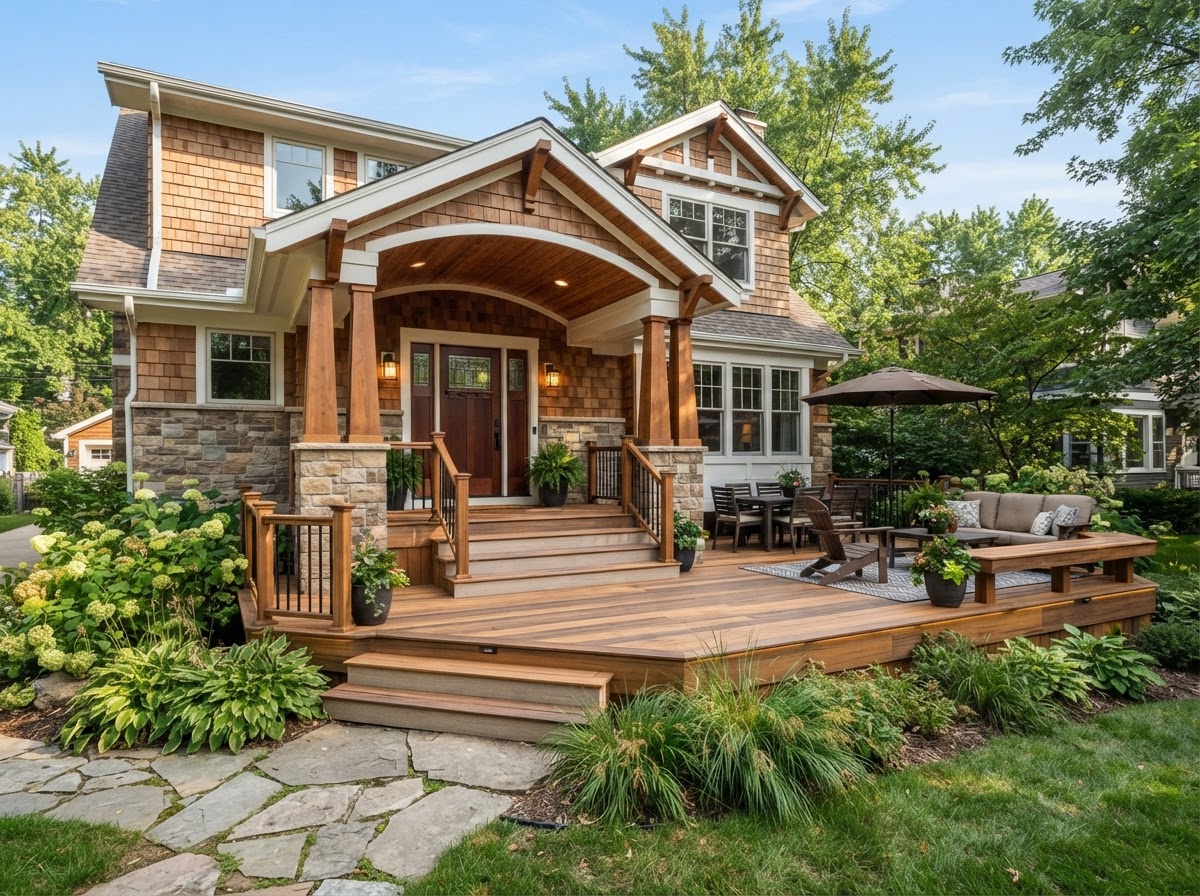Deck & Porch Renovation completed by UPLEVEL MULTISERVICES LLC in Stafford VA