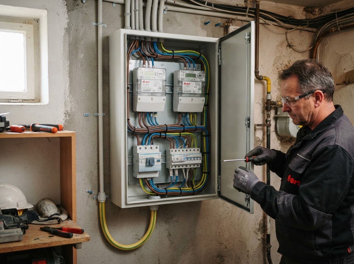 Mérőhely-kialakítás és mérőszekrény-csere Százhalombattán, Budapesten és Pest megyében – TGVill 68 EV