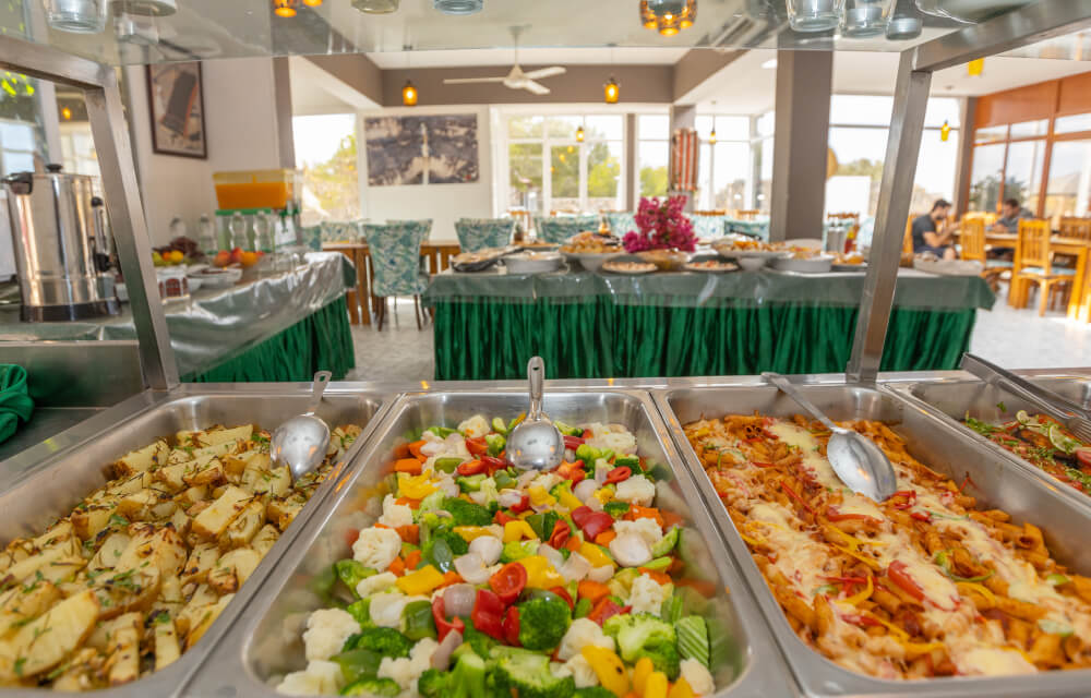 Traditional Omani dishes and buffet