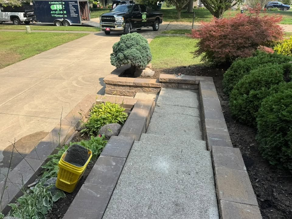 Custom Stone Patio & Retaining Wall