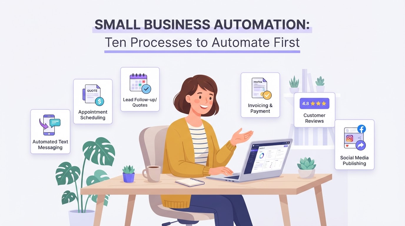 Small business automation: ten processes to automate first