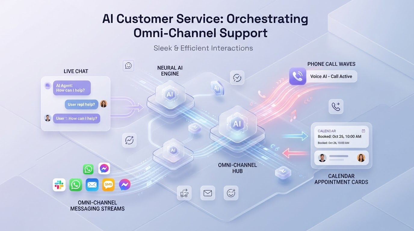 AI agents for customer service handling calls and messages