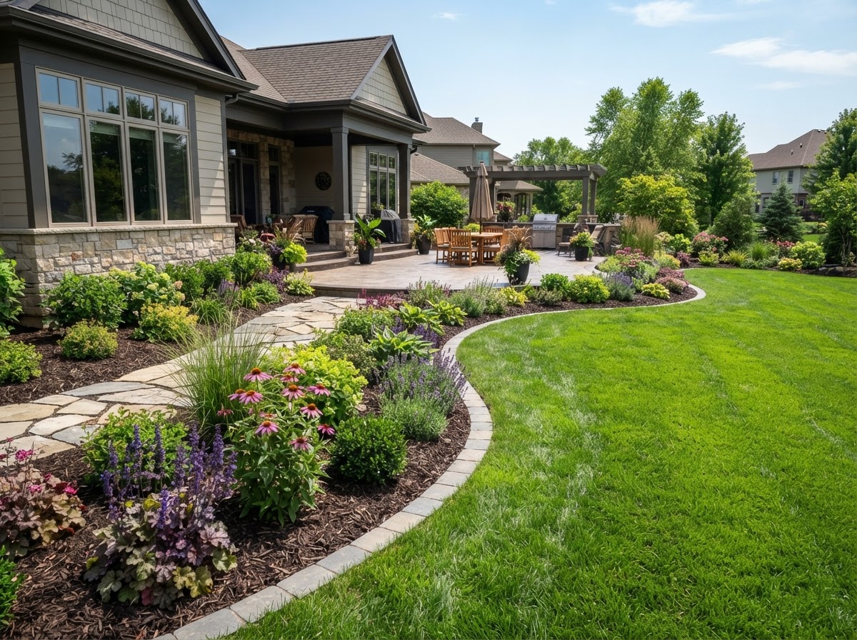 Landscaping Lawn & Garden Renovation after