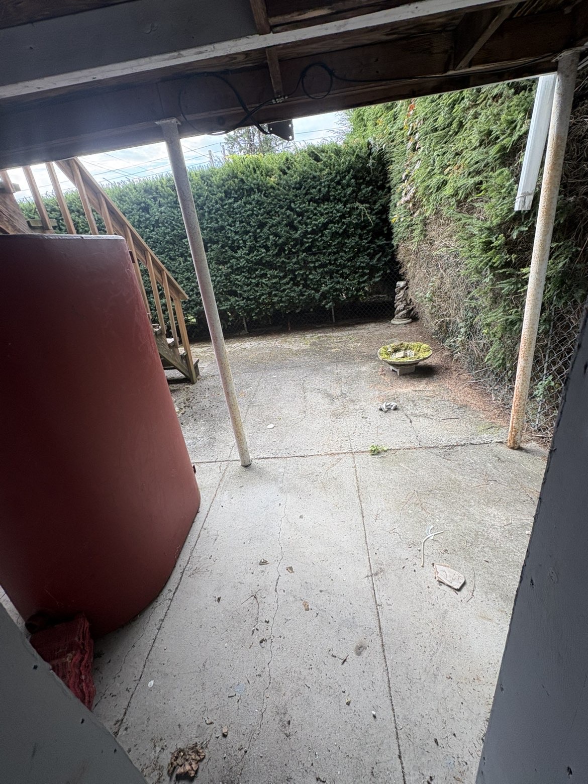Covered Patio & Storage Bulk Junk Haul-Away after