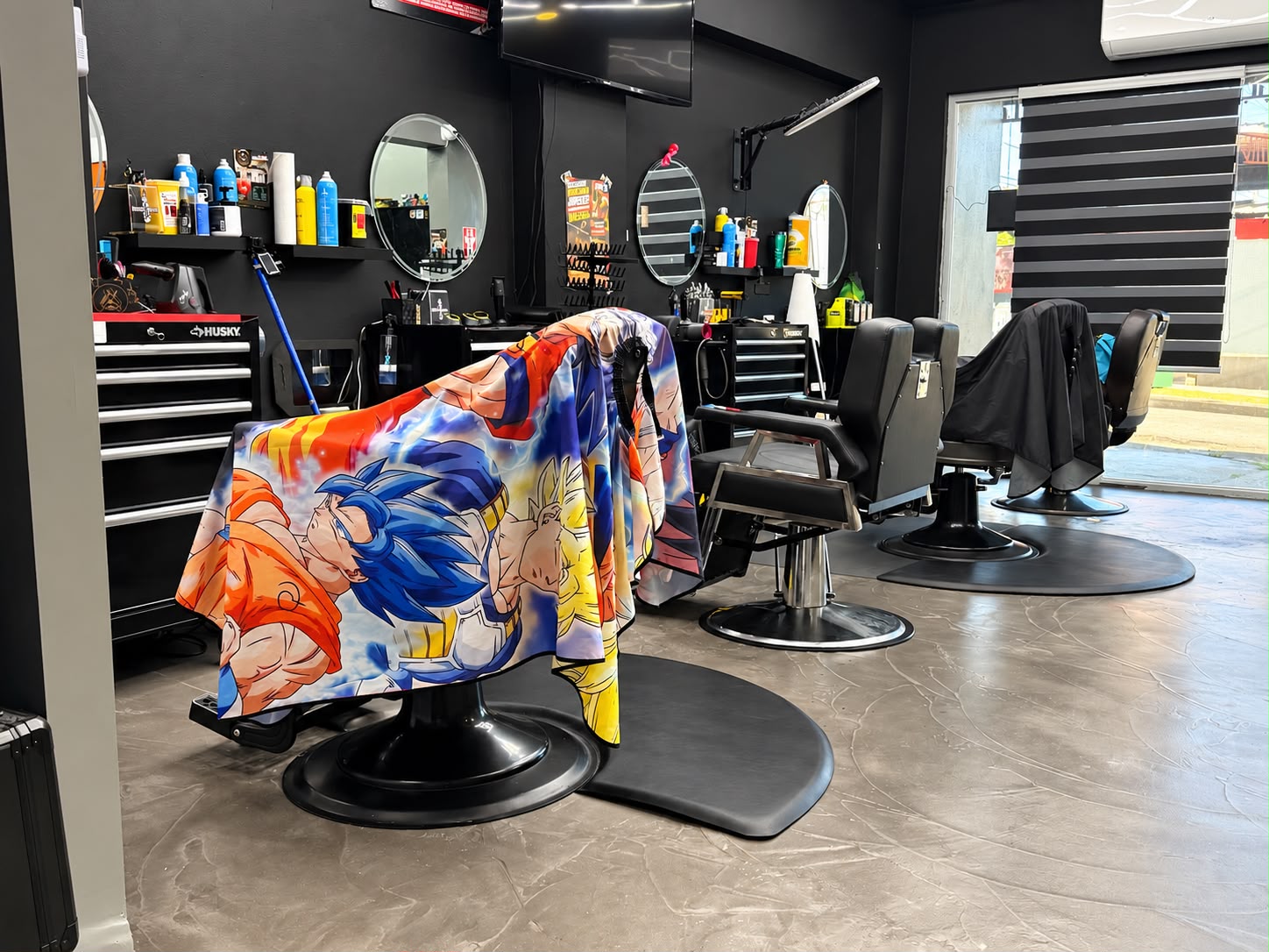 Estaciones de Barbería & Capas Temáticas