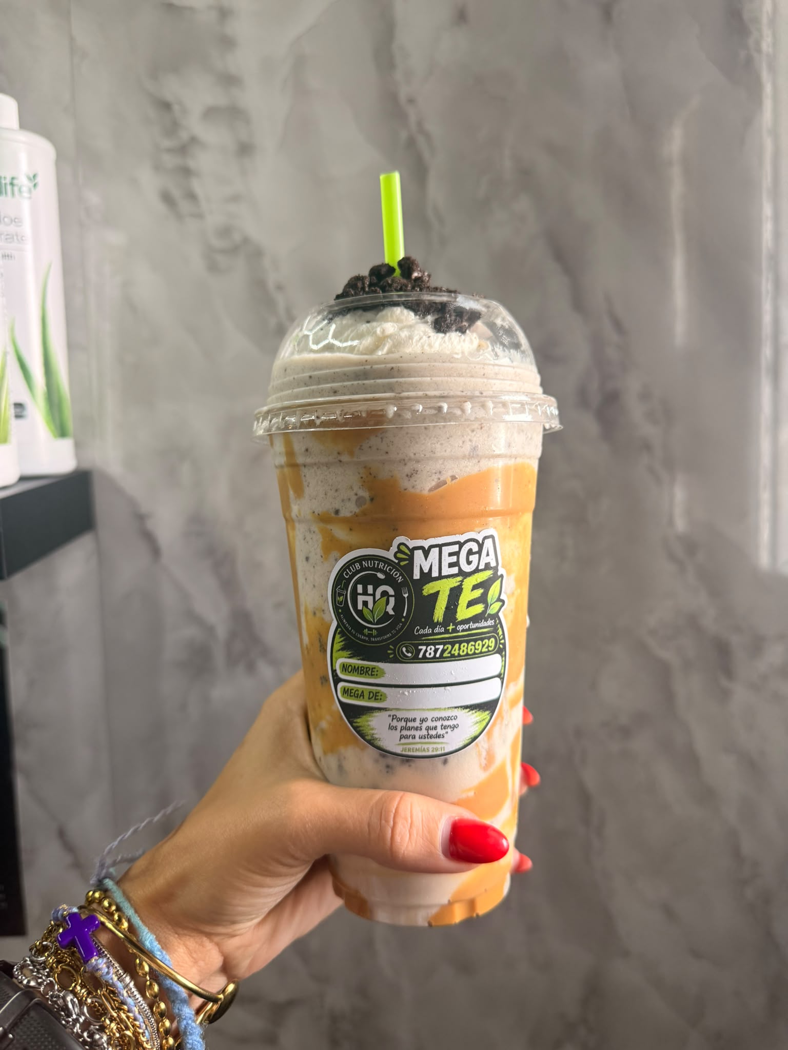Batido Caramelo & Cookies Crunch