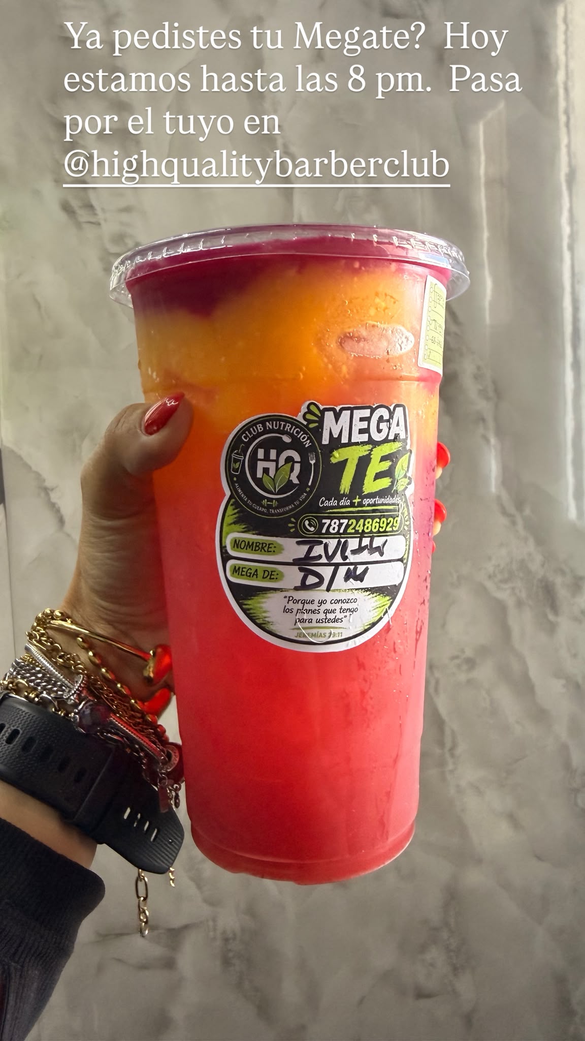 Mega Té Red Burst Cítrico