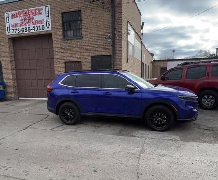 Cobalt Blue Honda CR-V Ceramic Tint