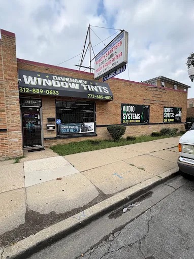 Diversey Window Tinting Storefront