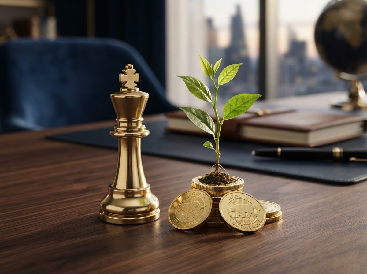 Investments growing toward long-term goals