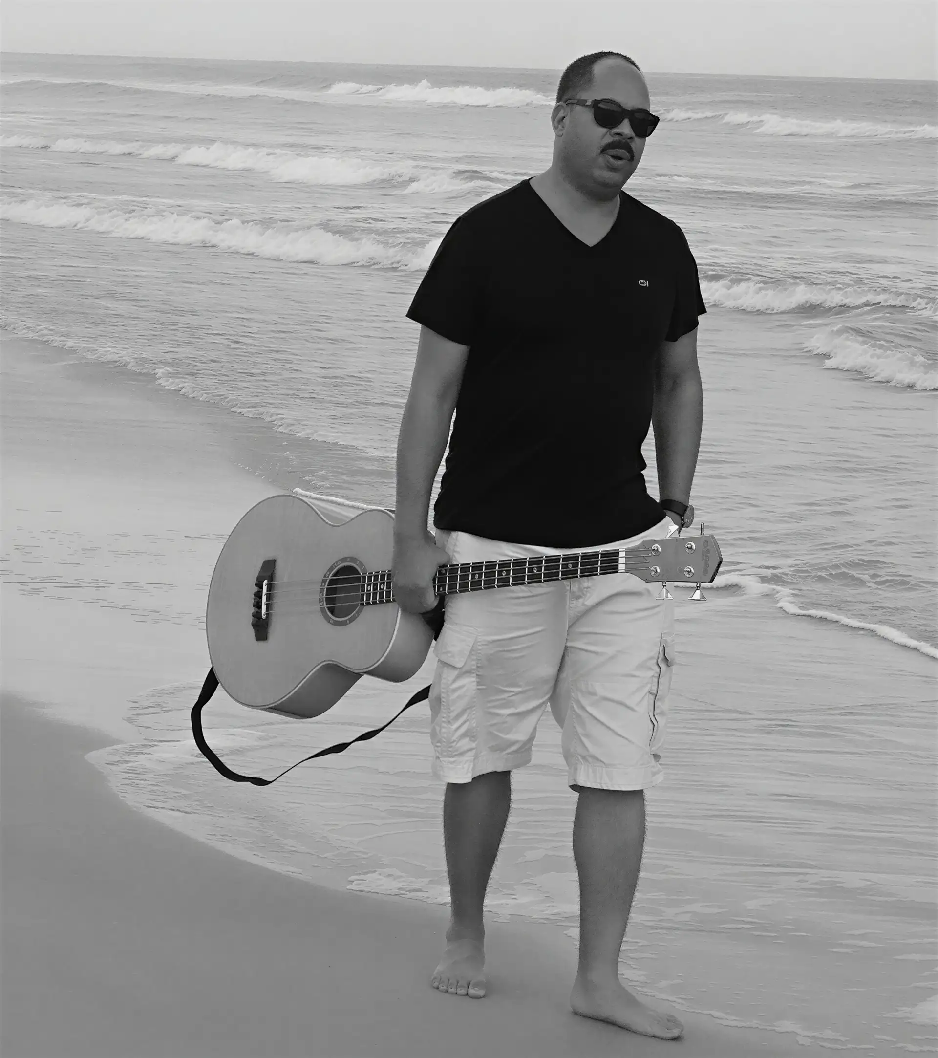 Styric playing bass