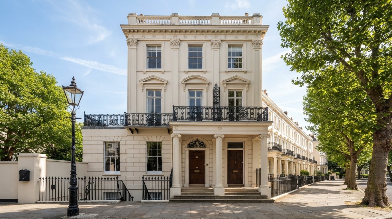 Brighton Regency architecture and townhouses