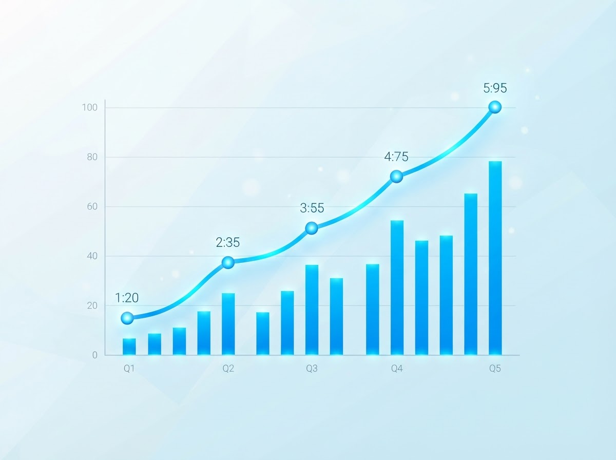 Growth trajectory with AI-driven marketing