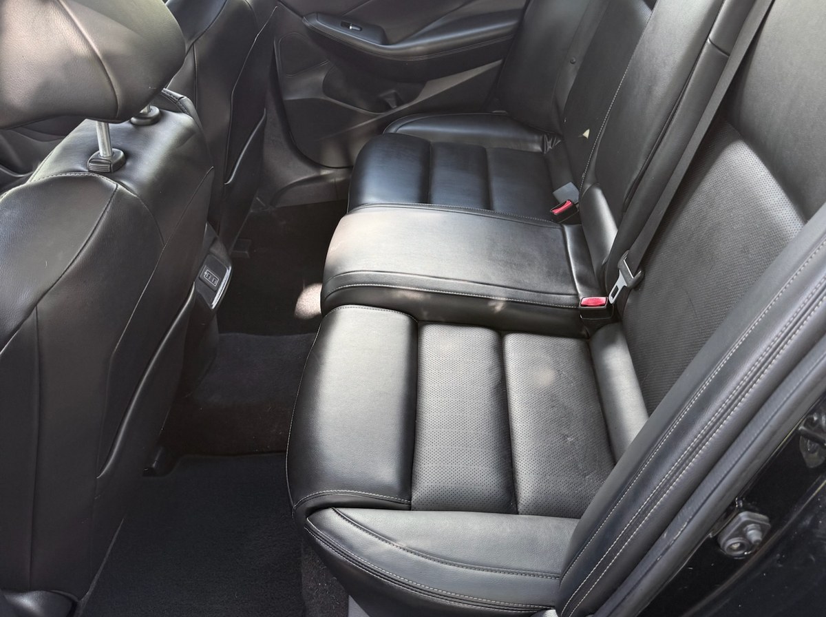 After — Nissan Maxima back seat interior detail