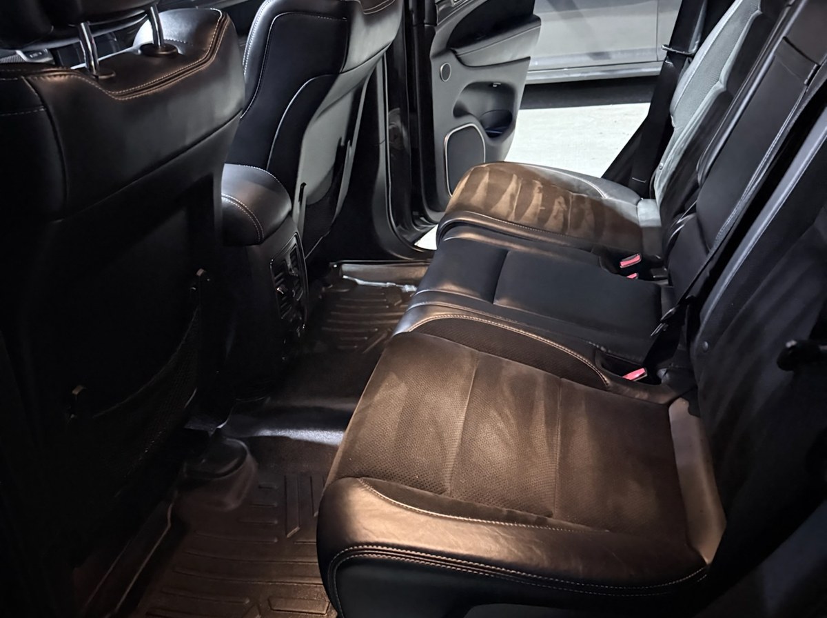 After — Jeep Grand Cherokee back seat interior detail