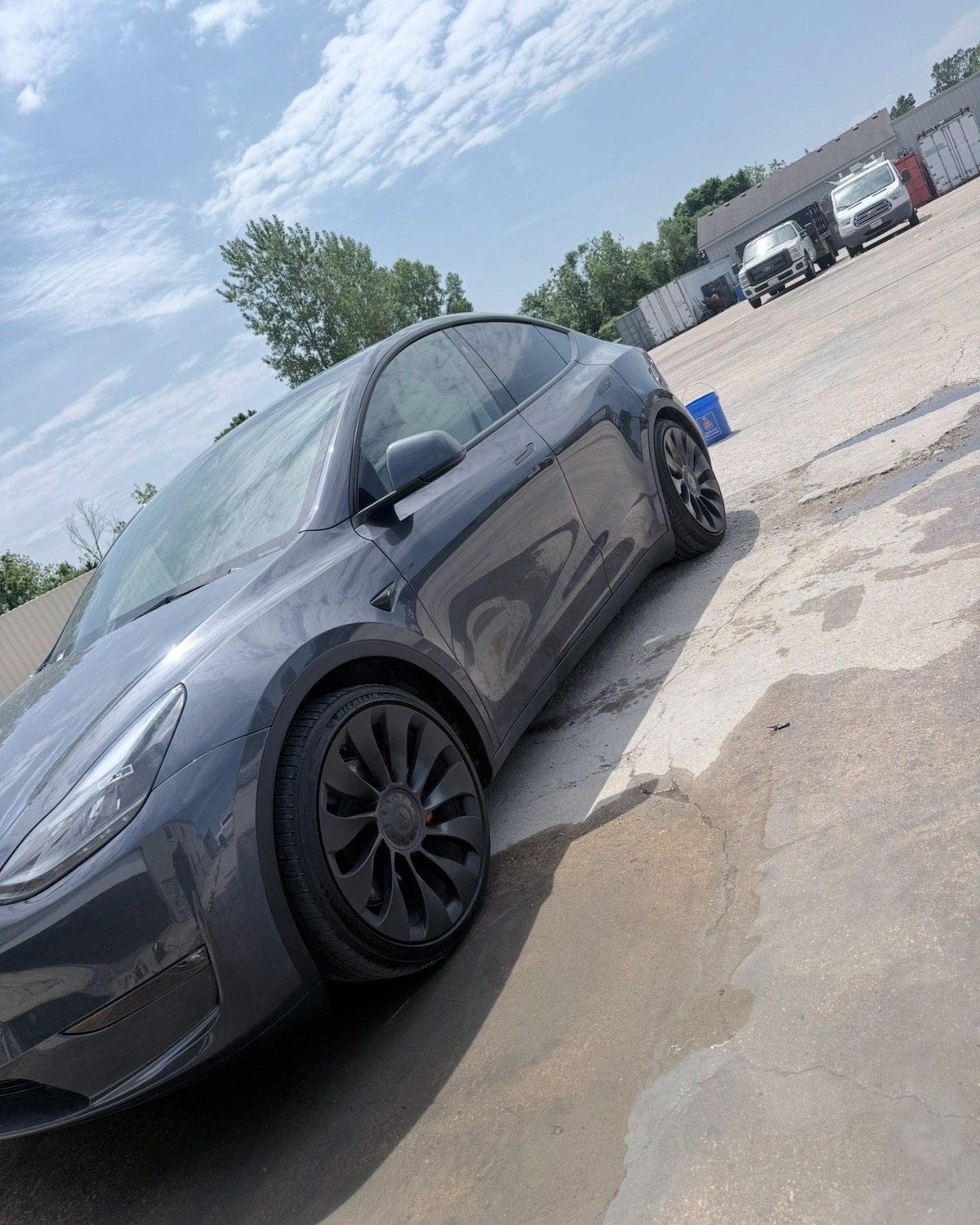 Tesla Model Y after a Moya's Auto Detailing detail