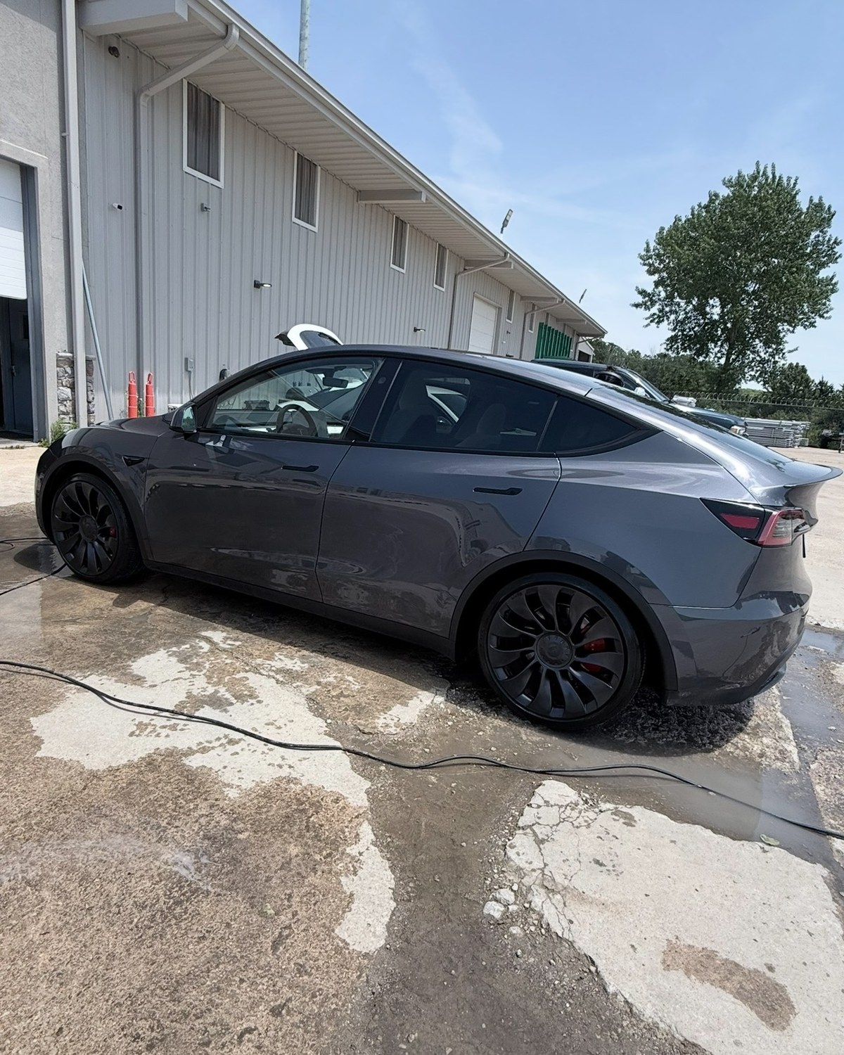 Tesla Model Y after a Moya's Auto Detailing detail