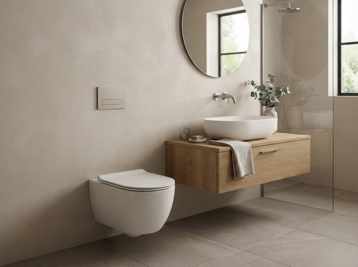 Wave modern minimalist sanitaryware and basin