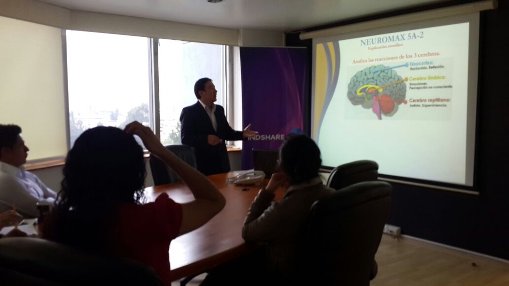 Presentación NEUROMAX 5A-2: Análisis de las reacciones de los 3 cerebros en Mindshare Ecuador