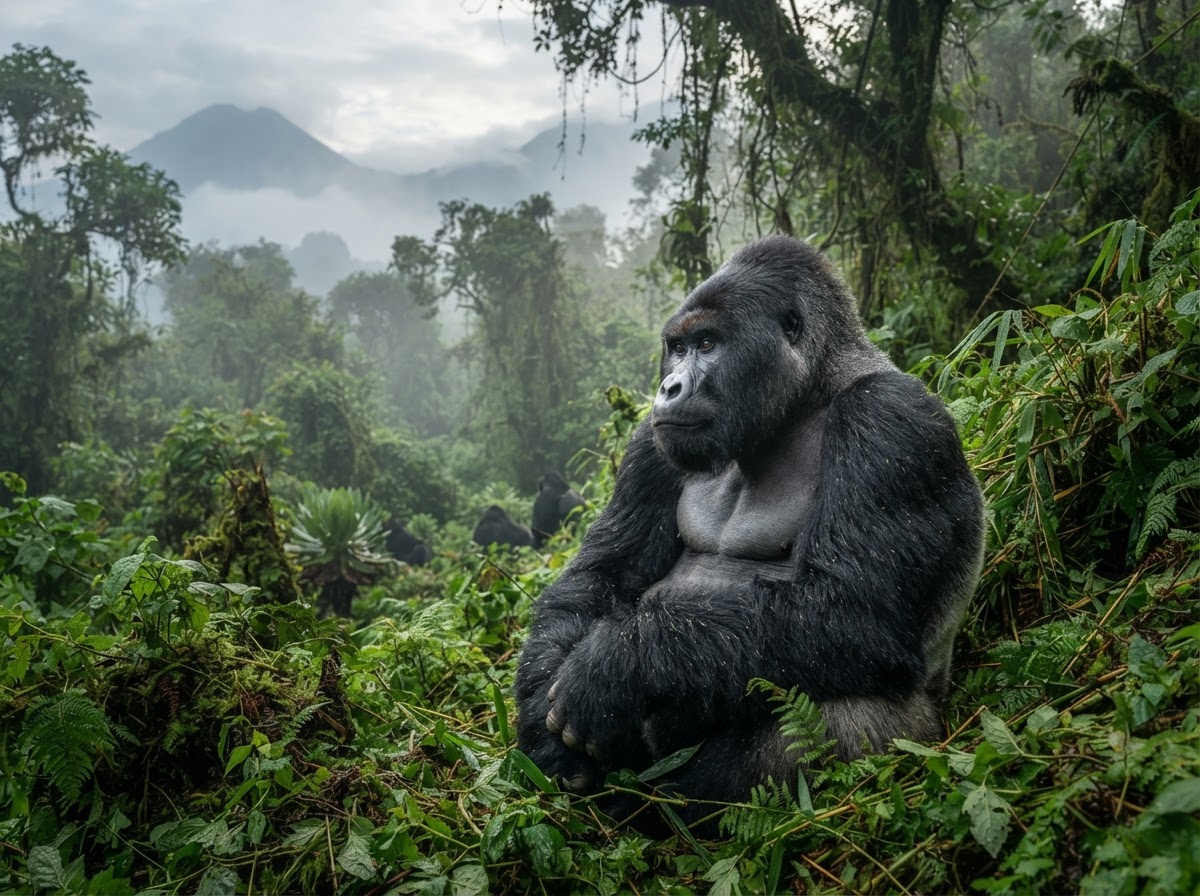 Gorilas en Ruanda