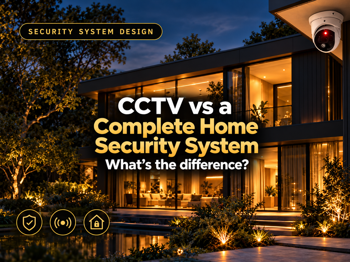 CCTV vs a Complete Home Security System: What's the Difference?