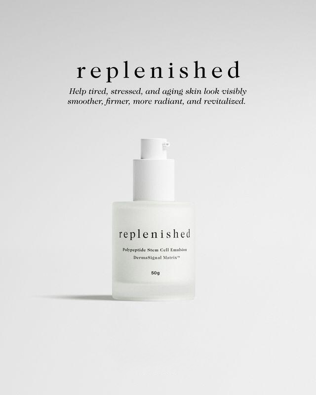 REPLENISHED Polypeptide Stem Cell Emulsion bottle