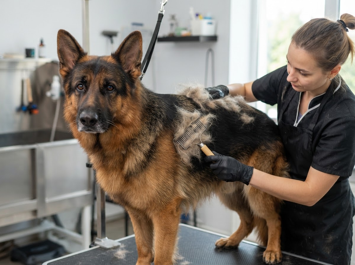 Deshedding pet grooming in Minot ND